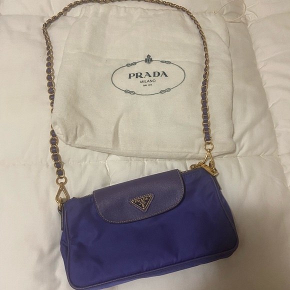 Prada Nylon Saffiano Crossbody - Picture 1 of 6
